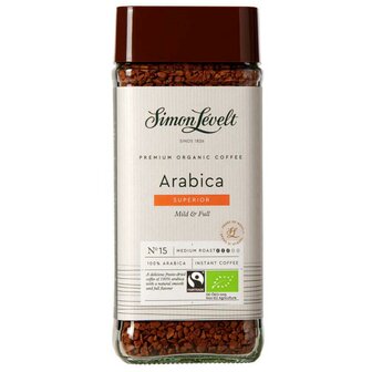 Biologische arabica oploskoffie