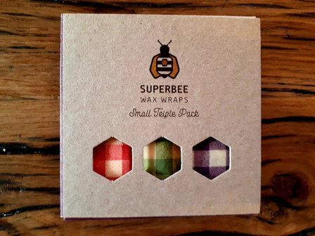 Superbee Wax Wraps S (3 stuks)