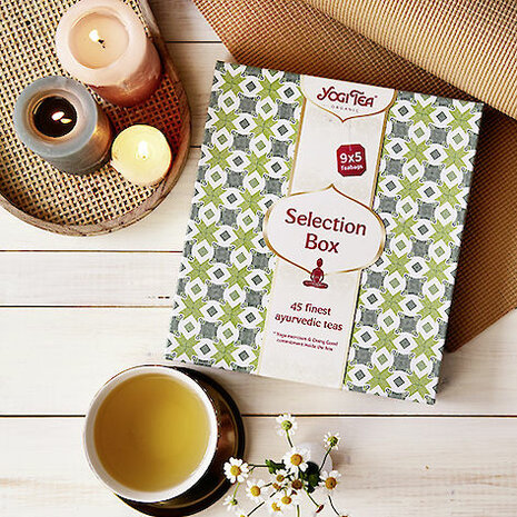 Yogi Tea Selection Box 45 stuks THT juni 2025 (biologisch)