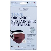 Herbuikbare Mondkapjes van Biologisch Katoen (R) 3 stuks