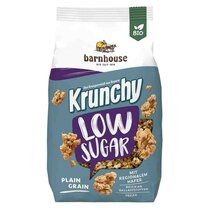 Krunchy Low Sugar Plain Grain 375 gram (biologisch)