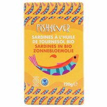 Hele Sardines in Zonnebloemolie 12 x 120 gram Hele Sardines in Zonnebloemolie 12 x 120 gram