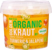 Zuurkool met Gember, Kurkuma en Jalapeno 300 gram (biologisch)