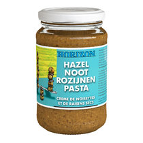 Hazelnoot-Rozijnenpasta 350 gram (biologisch)