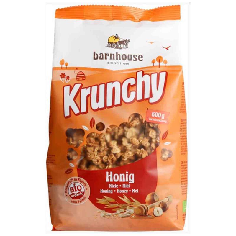 Krunchy Honing 600 gram  (biologisch)