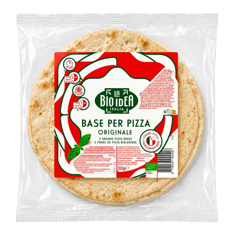 Pizzabodems 2 stuks (biologisch)